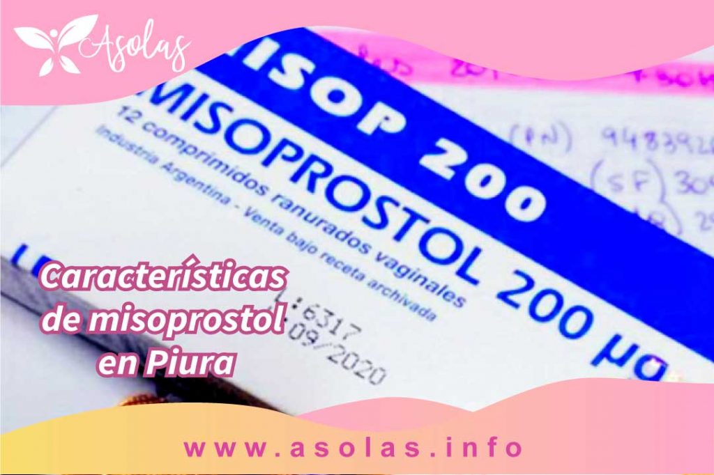 Características de misoprostol en Piura